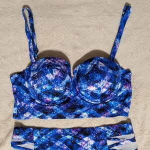 Torrid Push Up Corset Bikini Top